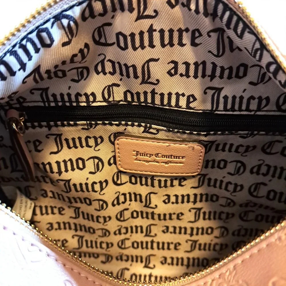 Juicy Couture Not Your Babe Shoulder Satchel Dusty Blush Pink NWT